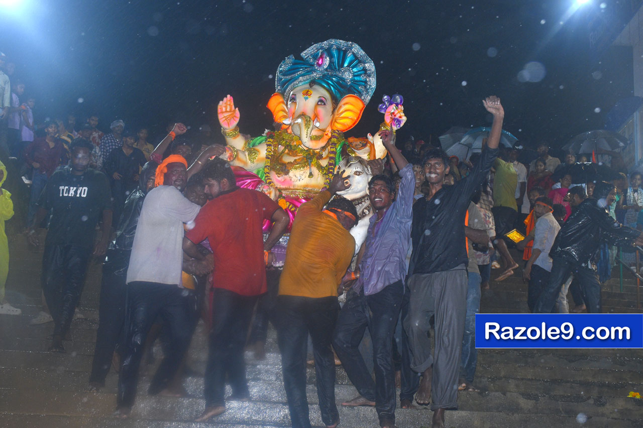 Razole Taluka Ganesh Nimajjanam